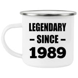35th Birthday Legendary Since 1989 - 12oz Camping Mug