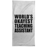 World's Okayest Teaching Assistant - Hand Towel