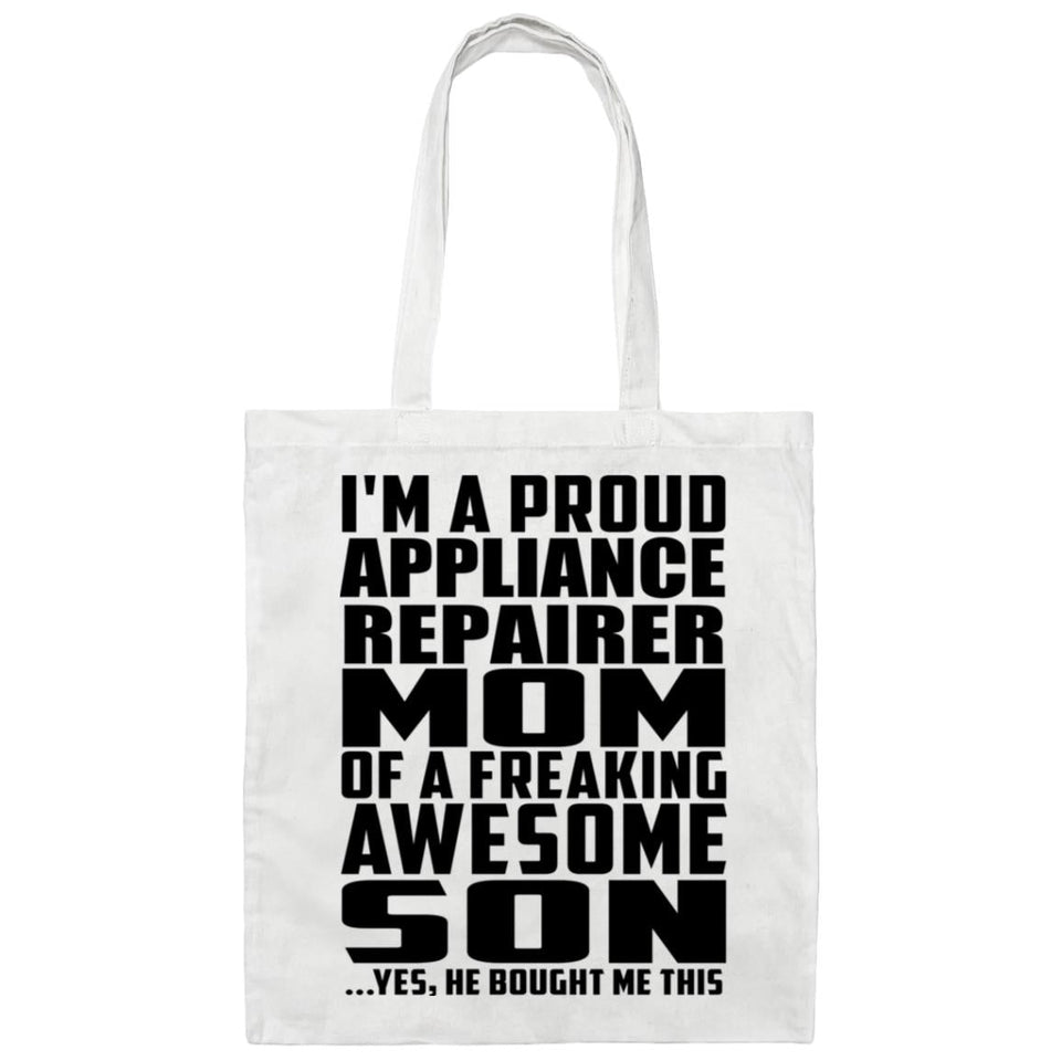 Proud Appliance Repairer Mom Of Awesome Son - Tote Bag White