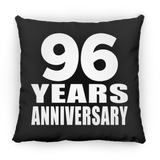 96th Anniversary 96 Years - Throw Pillow Black