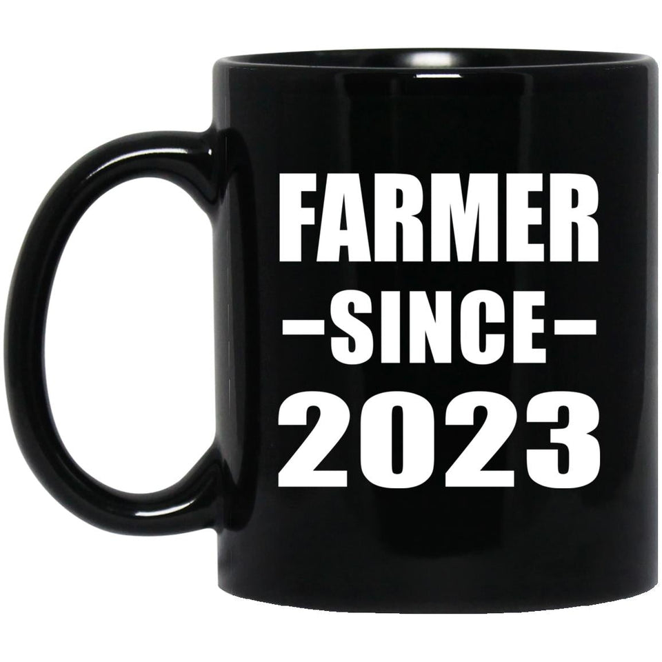 Farmer Since 2023 - 11oz Coffee Mug Black