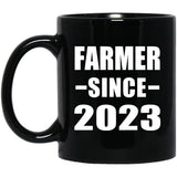 Farmer Since 2023 - 11oz Coffee Mug Black