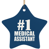 Number One #1 Medical Assistant - Star Ornament