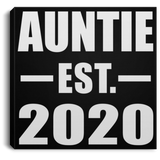 Auntie Established EST. 2020 - Canvas Square