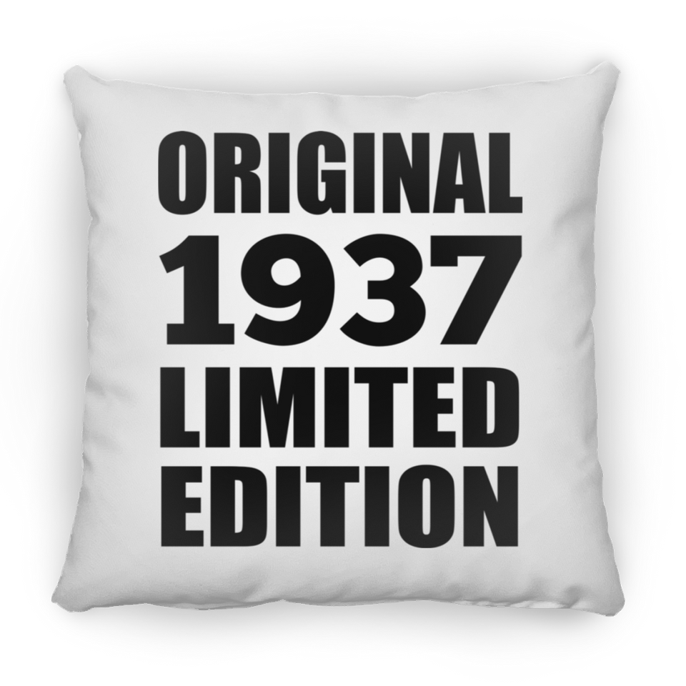 87th Birthday Original 1937 Limited Edition - Throw Pillow