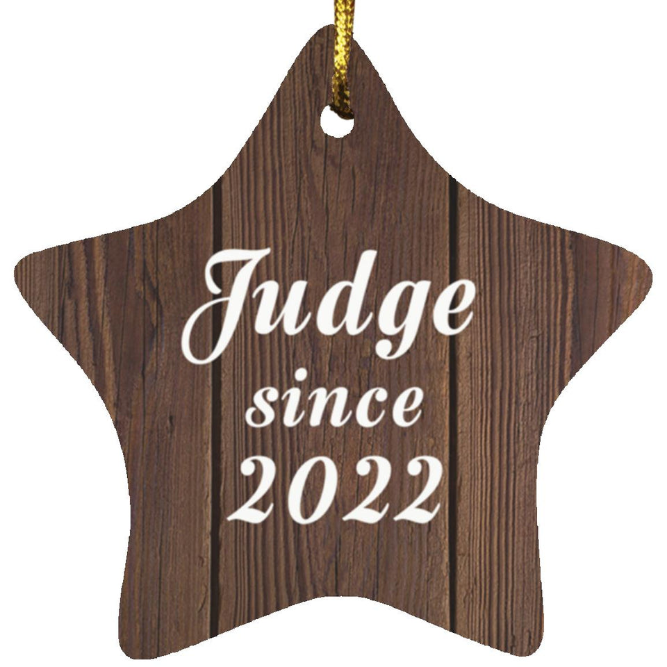 Judge Since 2022 - Star Ornament D