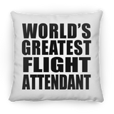 World's Greatest Flight Attendant - Throw Pillow