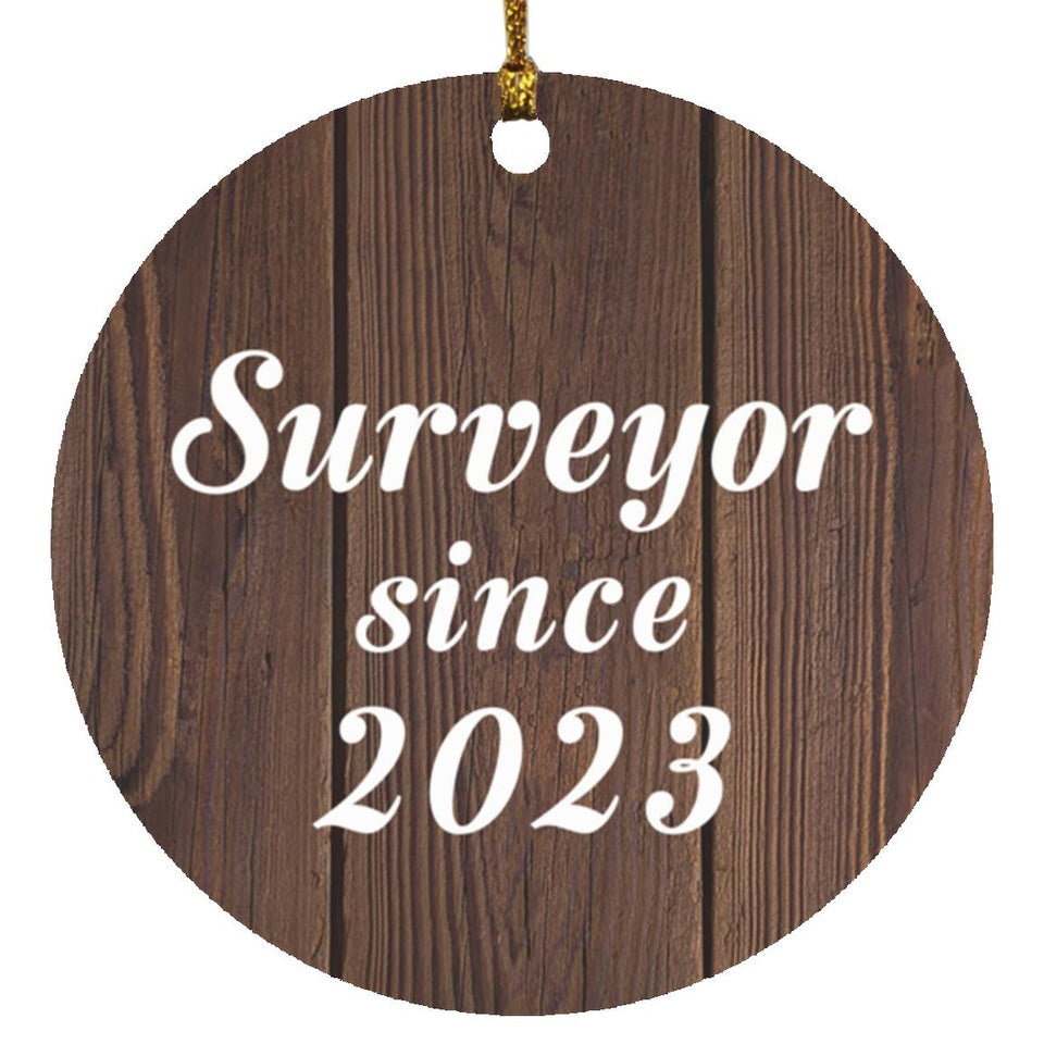 Surveyor Since 2023 - Circle Ornament D
