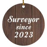 Surveyor Since 2023 - Circle Ornament D