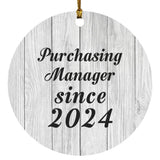 Purchasing Manager Since 2024 - Circle Ornament F