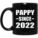 Pappy Since 2022 - 11oz Coffee Mug Black