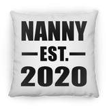 Nanny Established EST. 2020 - Throw Pillow