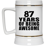 87th Birthday 87 Years Of Being Awesome - Beer Stein