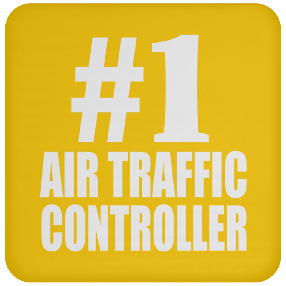 Number One #1 Air Traffic Controller - Drink Coaster