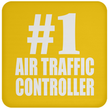 Number One #1 Air Traffic Controller - Drink Coaster