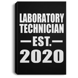 Laboratory Technician Established EST. 2020 - Canvas Portrait