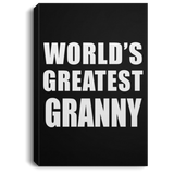 World's Greatest Granny - Canvas Portrait