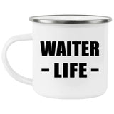 Waiter Life - 12oz Camping Mug