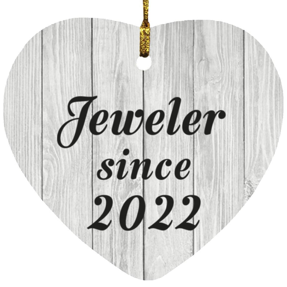 Jeweler Since 2022 - Heart Ornament F