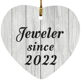 Jeweler Since 2022 - Heart Ornament F