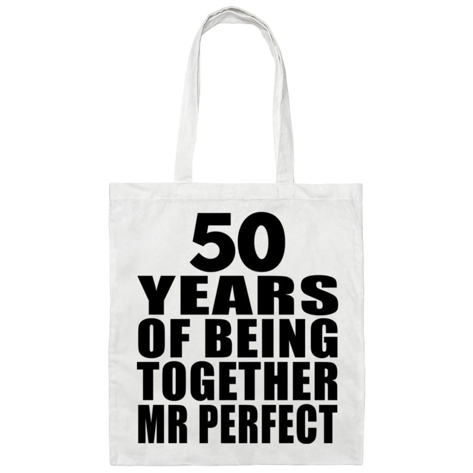 50th Anniversary 50 Years Of Being Mr Perfect - Tote Bag White