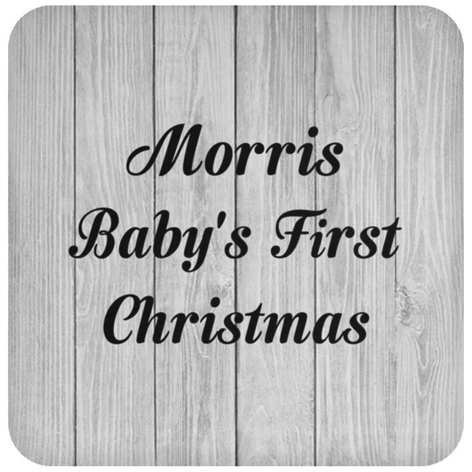 Morris Baby's First Christmas - Drink Coaster F