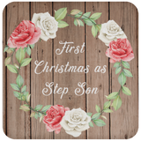 First Christmas As Step Son - Drink Coaster B