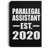 Paralegal Assistant Established EST. 2020 - Canvas Portrait