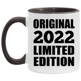 2nd Birthday Original 2022 Limited Edition - 11oz Accent Mug Black