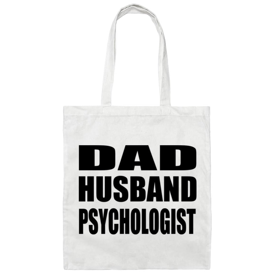 Dad Husband Psychologist - Tote Bag White