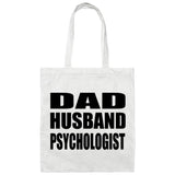 Dad Husband Psychologist - Tote Bag White
