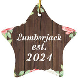 Lumberjack Established Est. 2024 - Star Ornament A