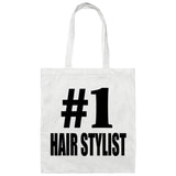 Number One #1 Hair Stylist - Tote Bag White