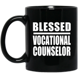 Blessed Vocational Counselor - 11oz Coffee Mug Black