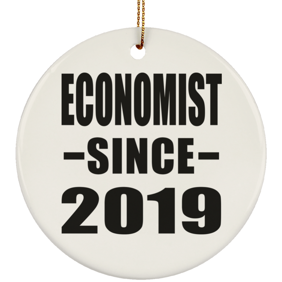 Economist Since 2019 - Circle Ornament