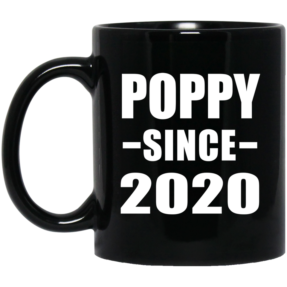 Poppy Since 2020 - 11oz Coffee Mug Black
