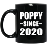 Poppy Since 2020 - 11oz Coffee Mug Black