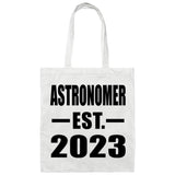 Astronomer Established EST. 2023 - Tote Bag White