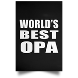 World's Best Opa - Poster Portrait