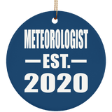 Meteorologist Established EST. 2020 - Circle Ornament