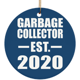 Garbage Collector Established EST. 2020 - Circle Ornament