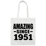 73rd Birthday Amazing Since 1951 - Tote Bag White