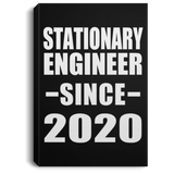 Stationary Engineer Since 2020 - Canvas Portrait