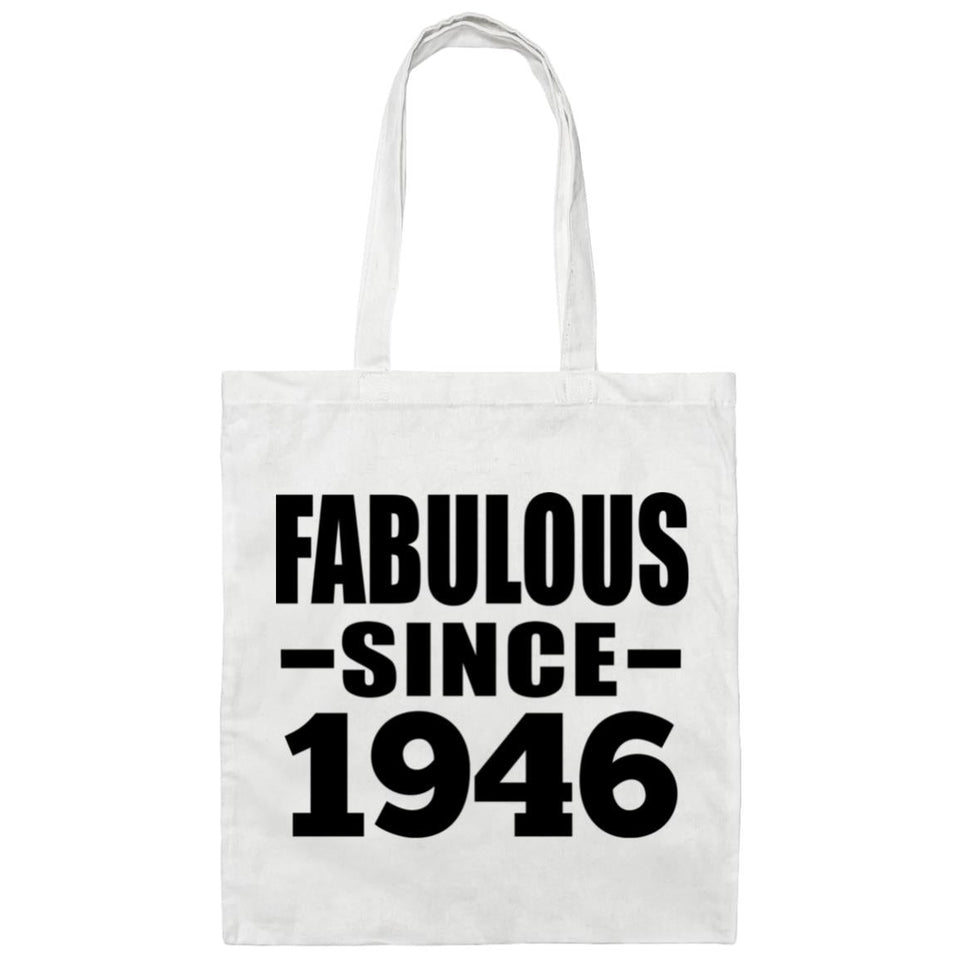 78th Birthday Fabulous Since 1946 - Tote Bag White