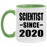 Scientist Since 2020 - 11oz Accent Mug Green