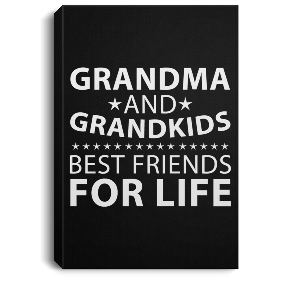 Grandma and Grandkids, Best Friends For Life - Canvas Portrait
