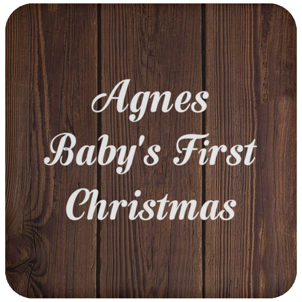 Agnes Baby's First Christmas - Drink Coaster D
