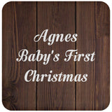 Agnes Baby's First Christmas - Drink Coaster D