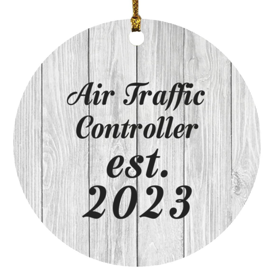 Air Traffic Controller Established Est. 2023 - Circle Ornament F