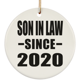 Son In Law Since 2020 - Circle Ornament